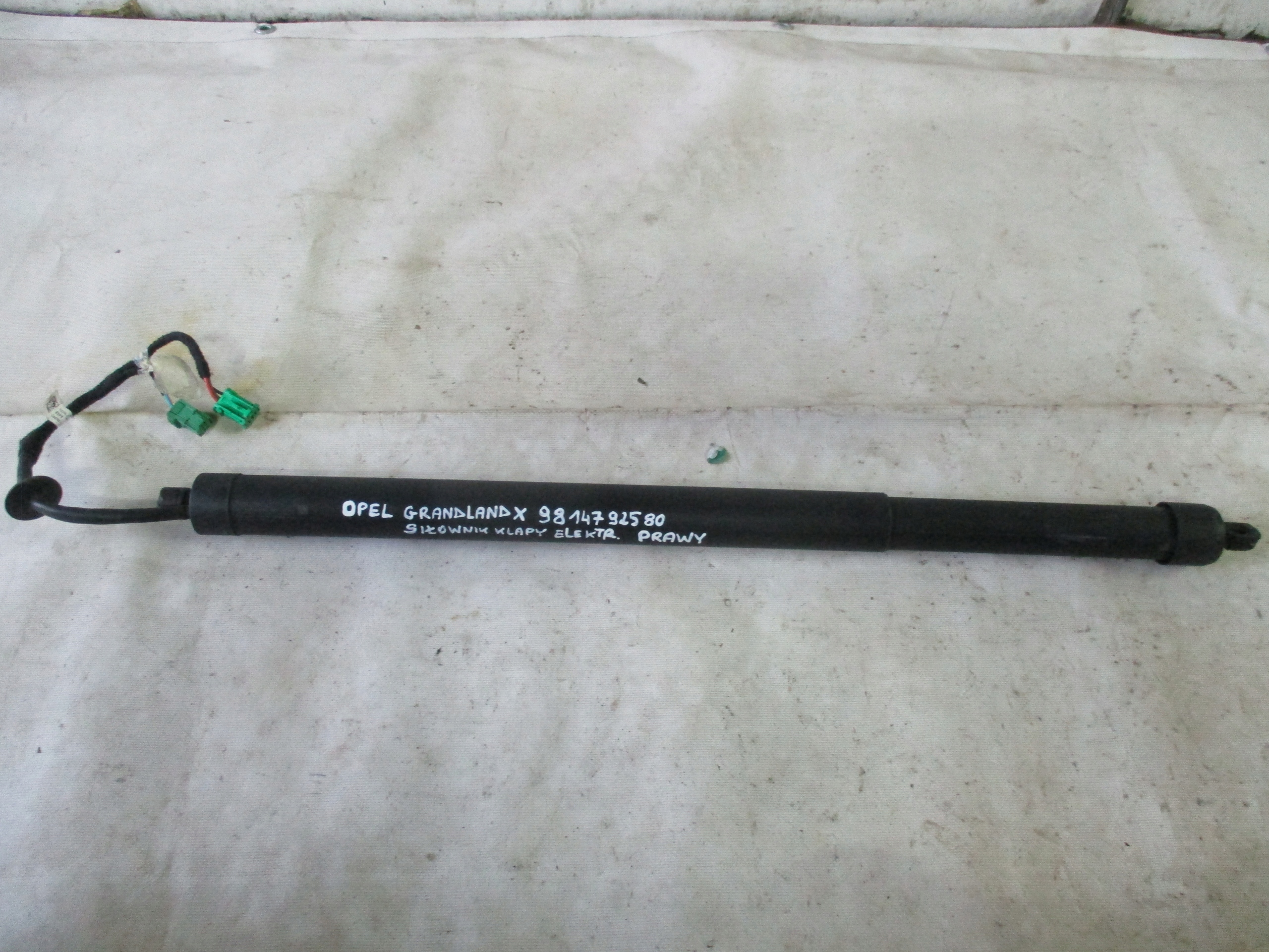 damper bonnet electrical right Opel Grandland X 9814792580
