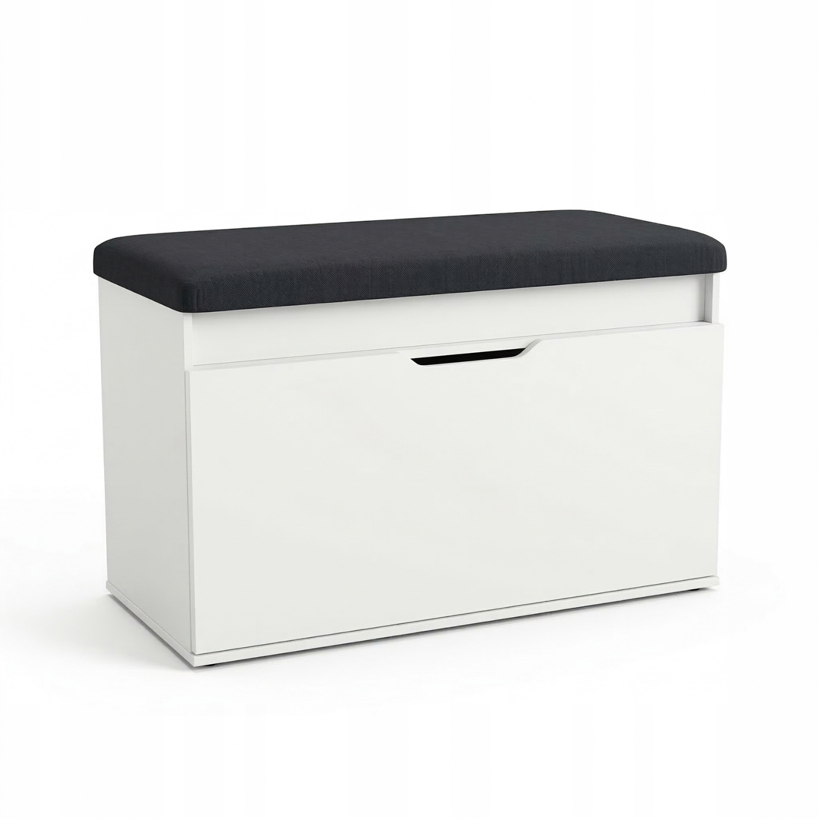 Botník Mdf Se Sedákem A Úložným Prostorem 80X50X35 CM Bílá