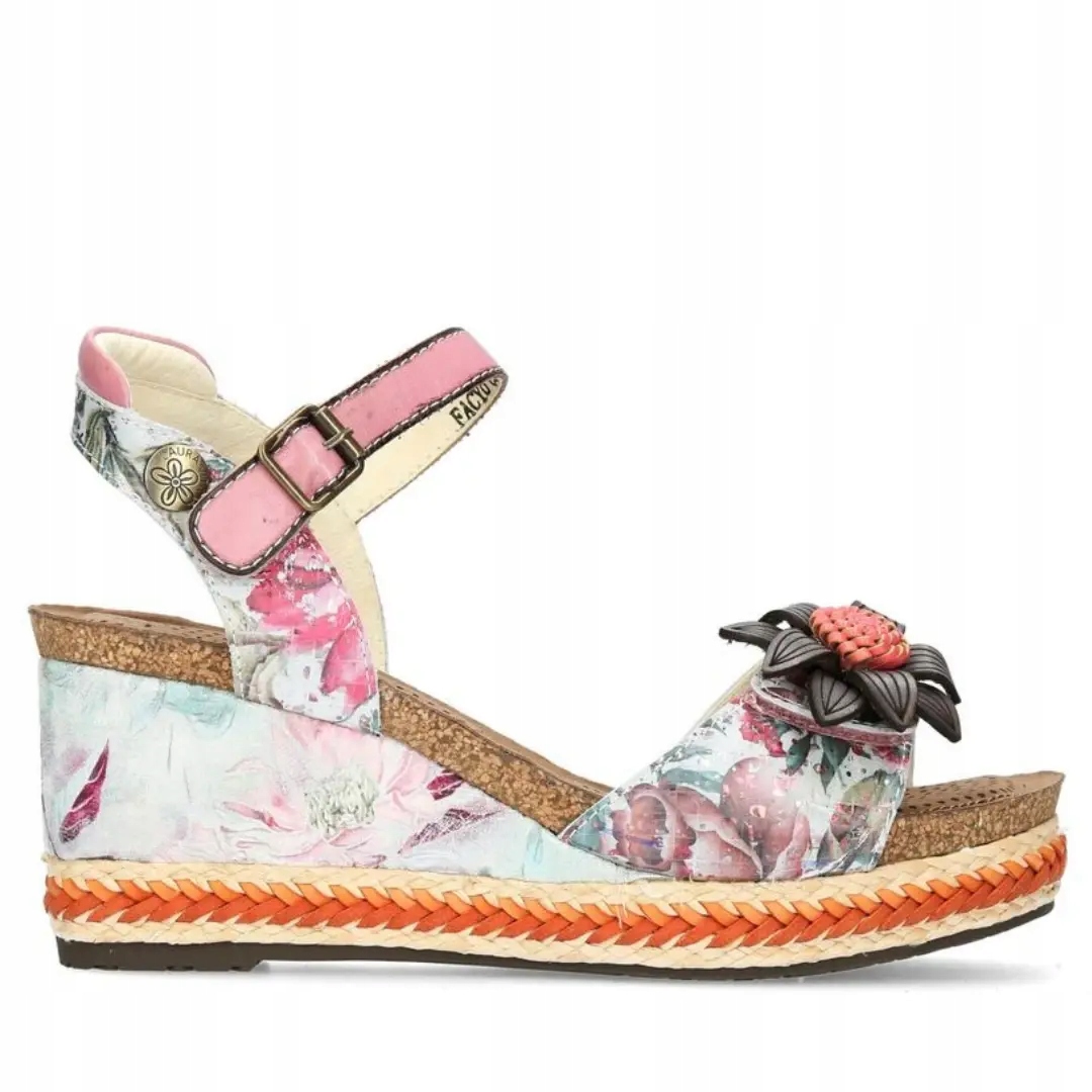 Dámské sandály Laura Vita Facyo 06 rose 37, Růžová