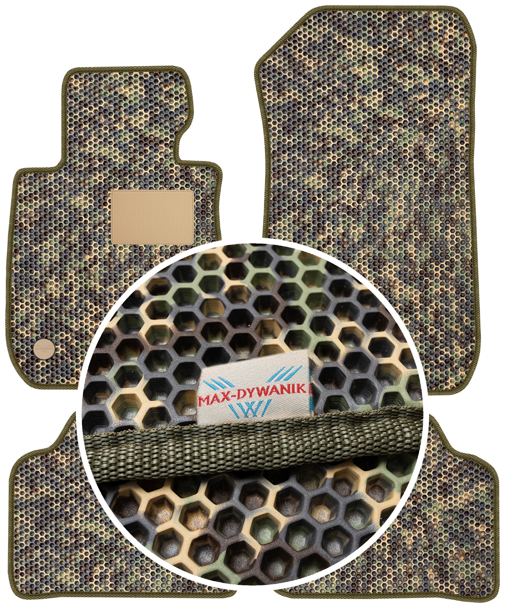 Bmw 3 E90 E91 2004-2011 Gumové rohože do auta Eva Moro