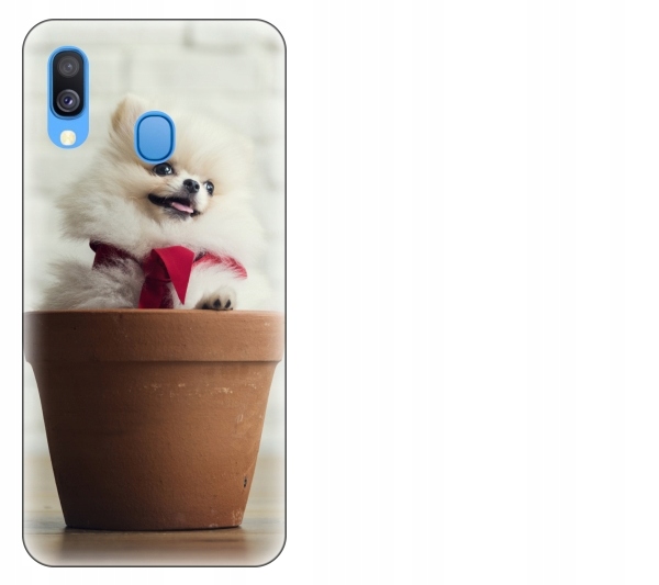 

Etui pokrowiec Samsung Galaxy A40 Pies pomeranian