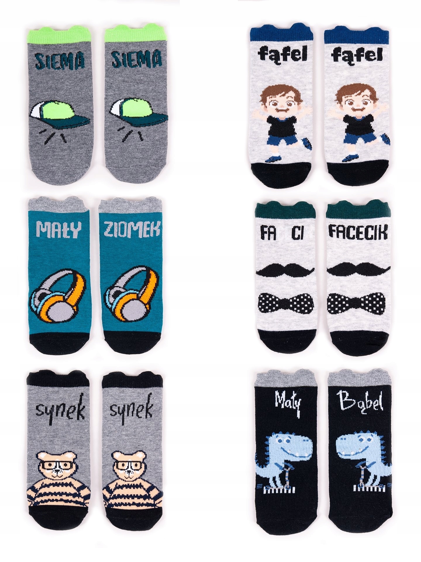 

Skarpety chłopięce bawełniane 6PAK 23-26 Yoclub