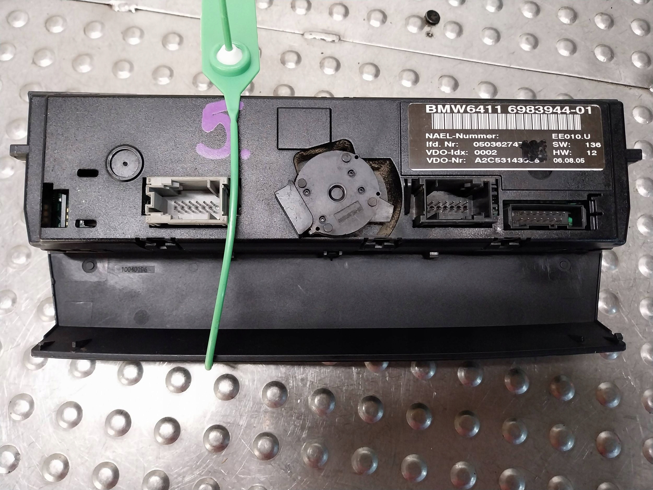 PANEL Bouches buses Climatisateur air conditionné 6983944 BMW E81 E82 E87 E88 E90 E91 E92 E93