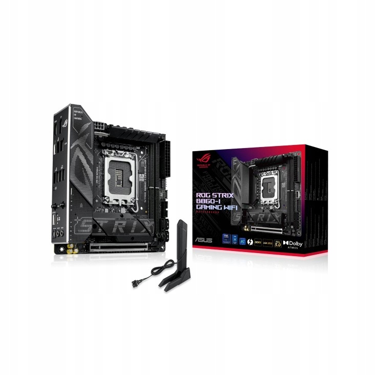 Asus Základní deska Rog Strix B860-I Gaming Wifi s1851 4DDR5 Tb Itx