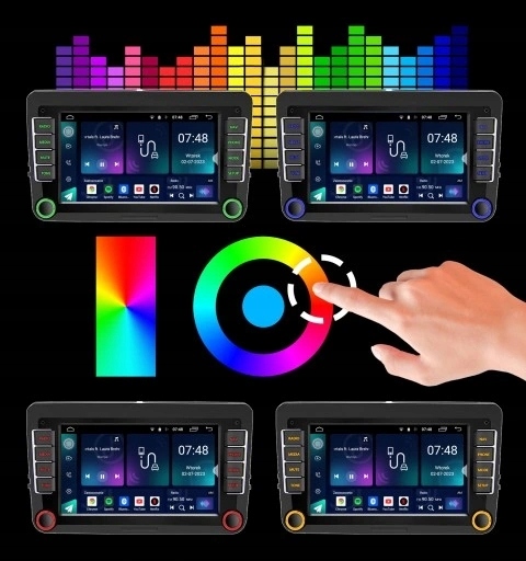 RADIO SAMOCHODOWE NAWIGACJA 2DIN RADIO VW PASSAT B6 B7 GOLF 5 V 6 VI PRO Model RS-404Q