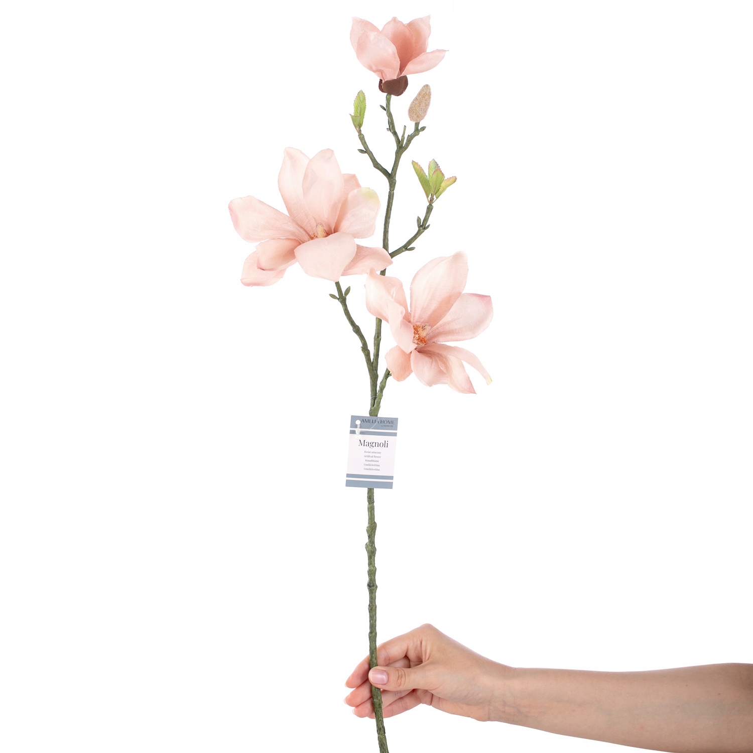 

Dekoracyjna gałązka Magnolii sztuczna roślina 69cm