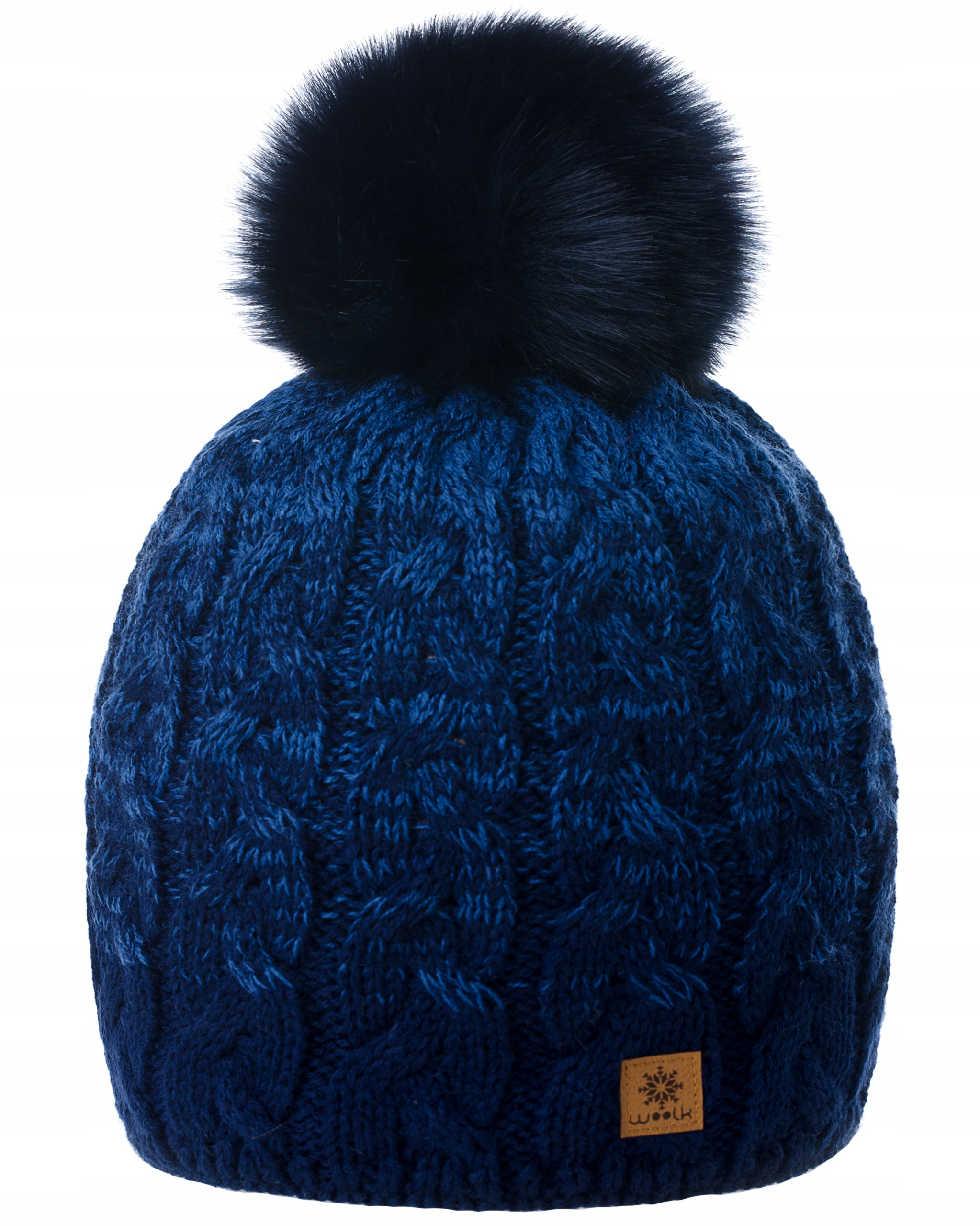 

Zimowa Czapka Ciepła pompon i polar Woolk Pola