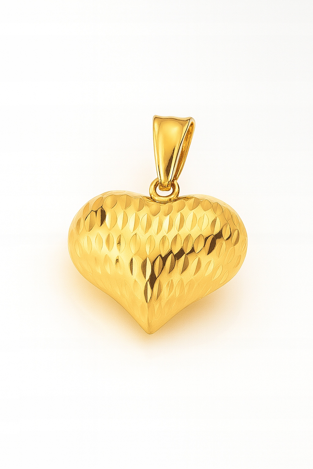 Zlatý přívěsek srdce 585 14 k