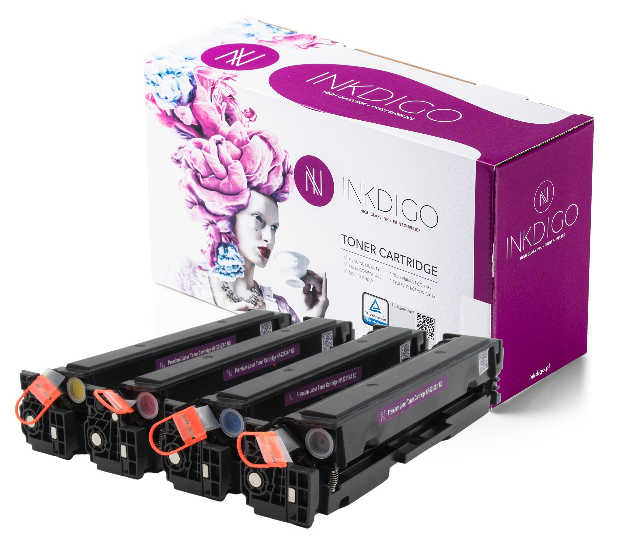 

4x Toner do Hp W2210A 207A Mfp M283fdw komplet