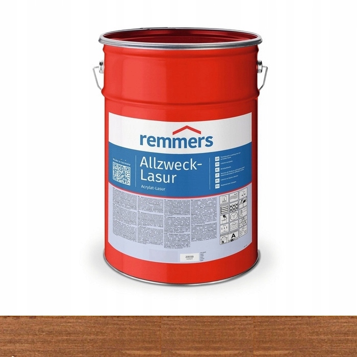 Remmers Vodní lazura na dřevo 2,5L Ořech Allzweck-Lasur Rychleschnoucí
