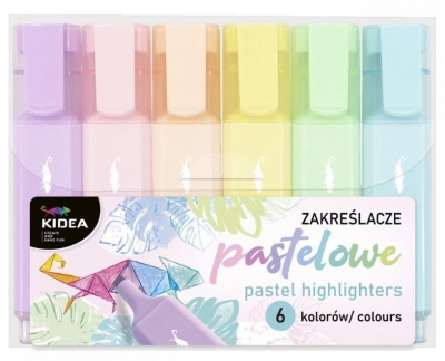 

Zakreślacze pastelowe Kidea, (DRF-0801