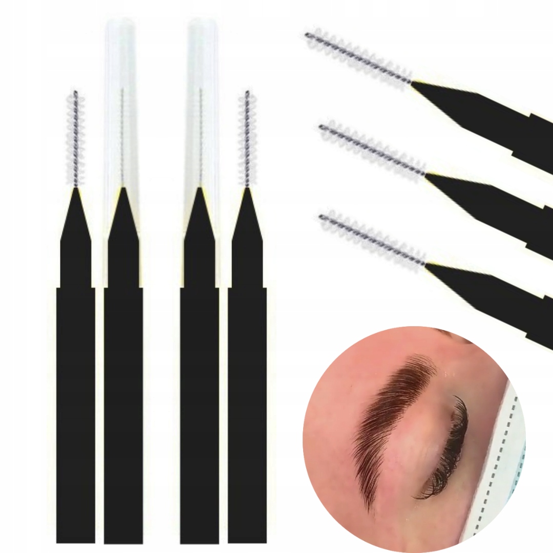 Nano szczoteczki do laminacji brwi 4 szt.