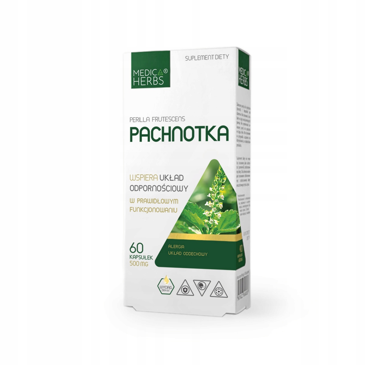 

Pachnotka 500mg 60 kapsułek Medica Herbs