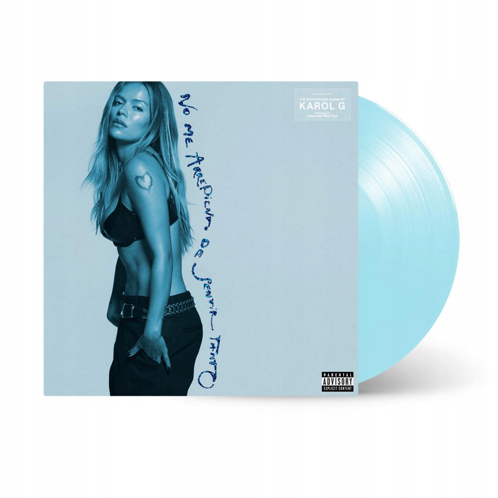 Karol G: No Me Arrepiento De Sentir Tanto (translucent Blue Vinyl) [winyl]