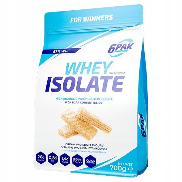 Balení 6 Kusů Whey Isolate 700 g Izolát Bílkoviny Masa Síla Energie Hodně Bílkovin