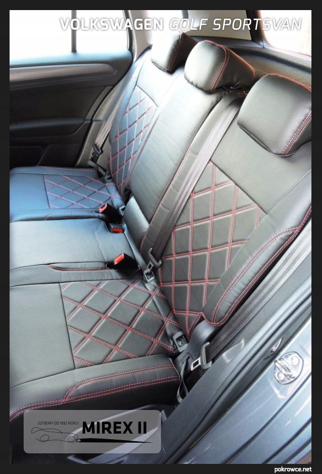 Pokrowce ze skóry i alkantary VW Golf Sportsvan Rodzaj Dedykowane