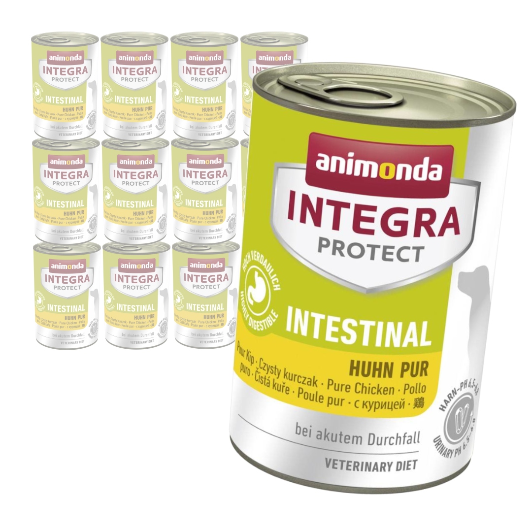 Levně Animonda Integra Protect Intestinal 12x400g Vlhké Krmivo pro psy Kuře