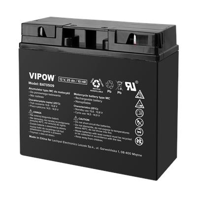 Akumulator Vipow typu MC do motocykli 12V 25Ah