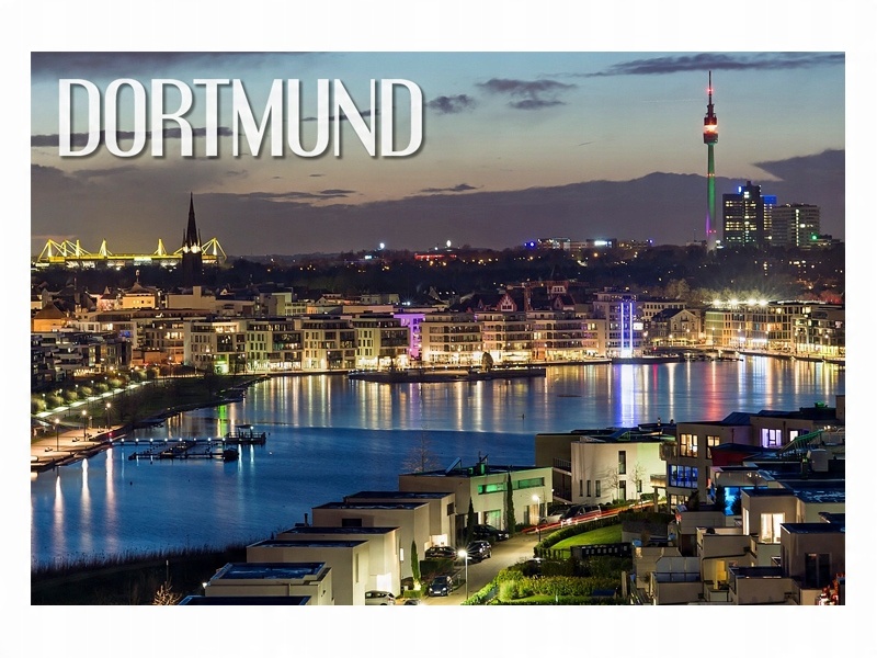 

Dortmund Miasto Panorama Magnes na lodówkę