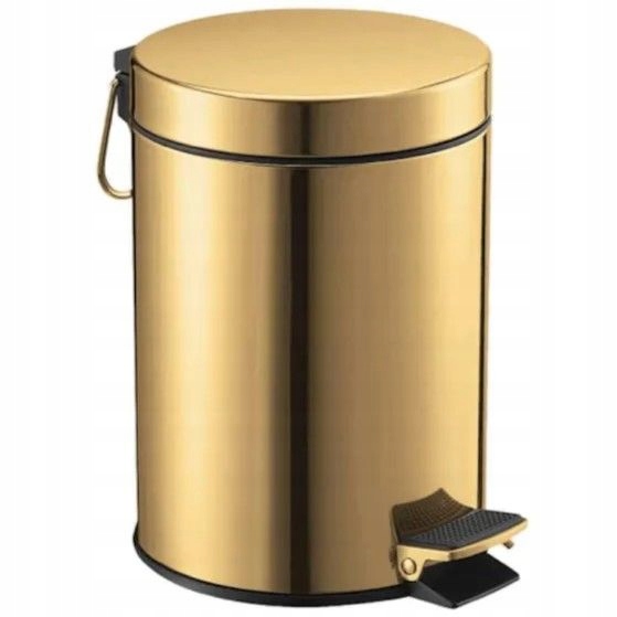 Odpadkový koš pedálový zlatý Stella 20.003-G