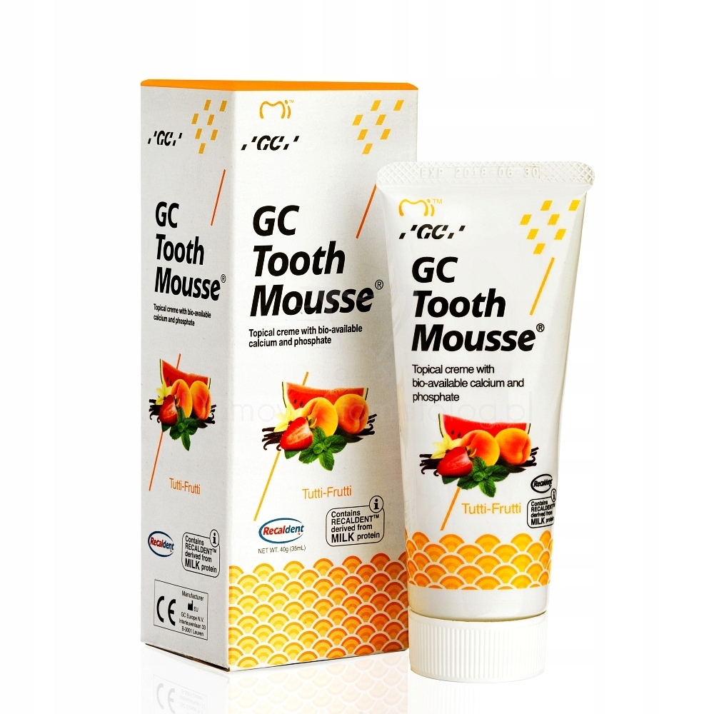 GC Tooth Mousse 35 ml TUTTI-FRUTTI_PŁYNNE SZKLIWO (10386040005333 ...