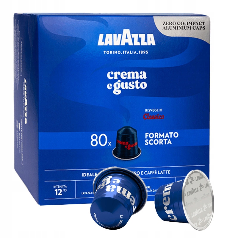 Kapsułki Nespresso Lavazza Crema e Gusto Classico 80szt mocna kawa