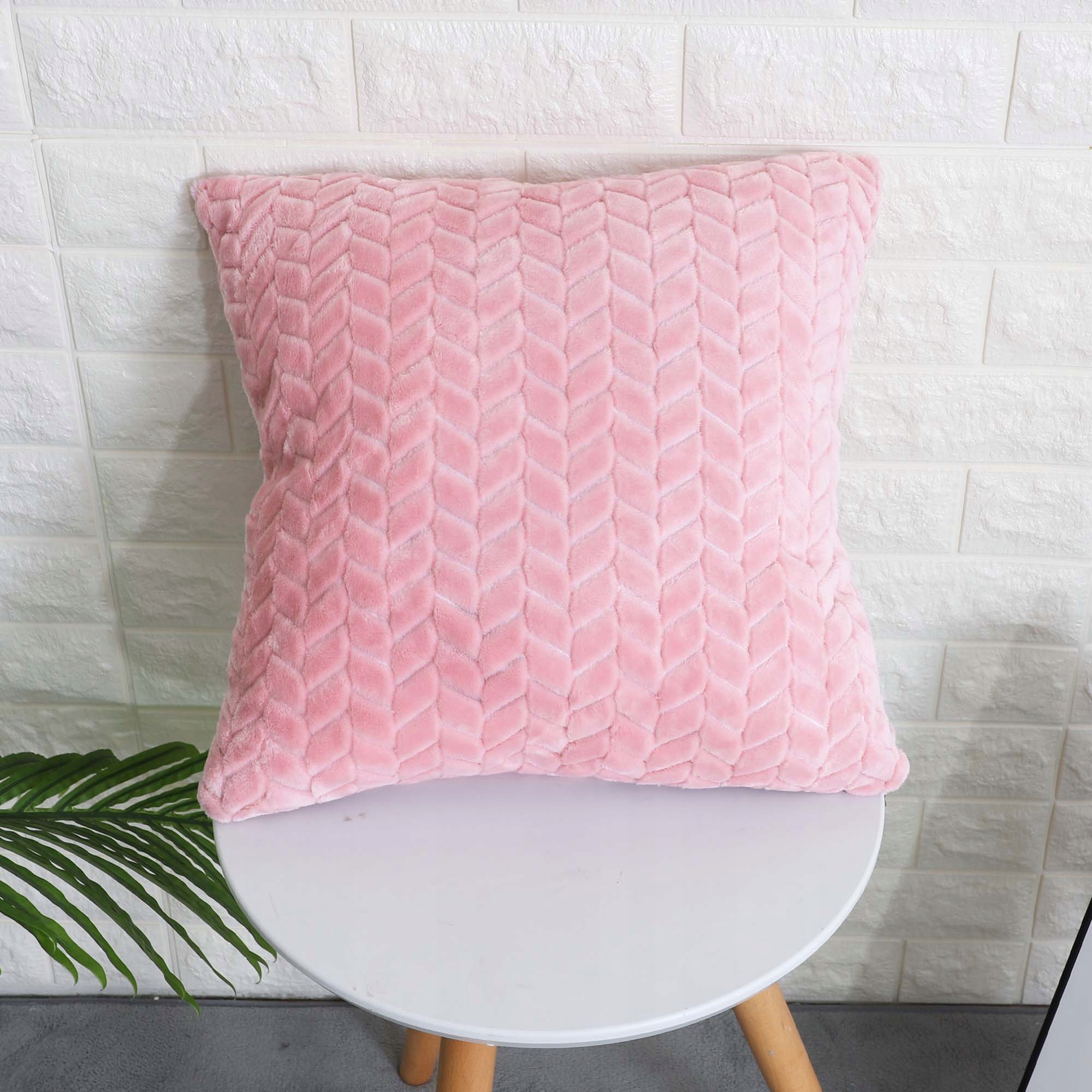 Poszewka DEKORACYJNA na poduszkę, jodełka, RÓŻOWA Stan opakowania oryginalne