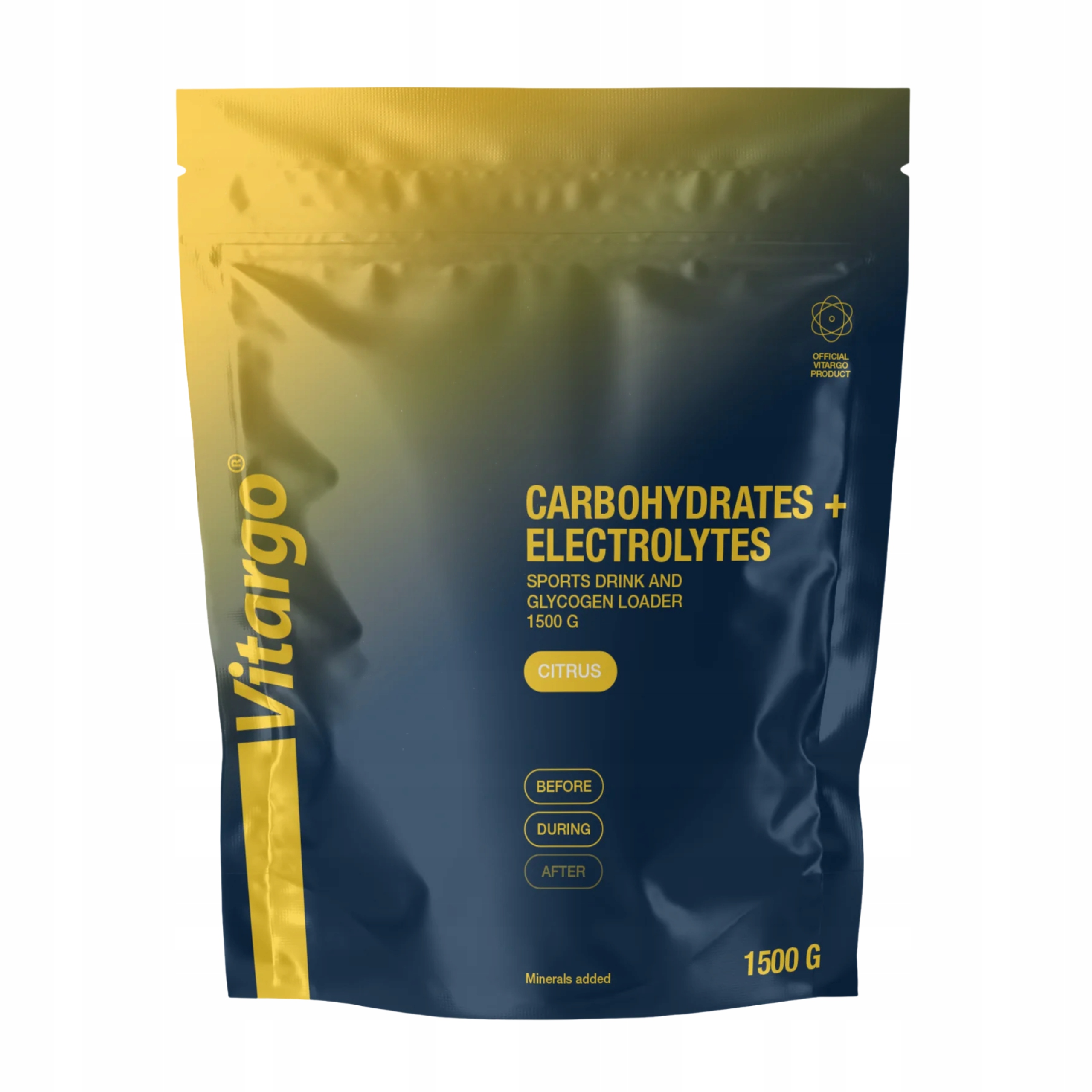 Vitargo Electrolyte 1,5 kg Švédské sacharidy Originál Příchuť Citron