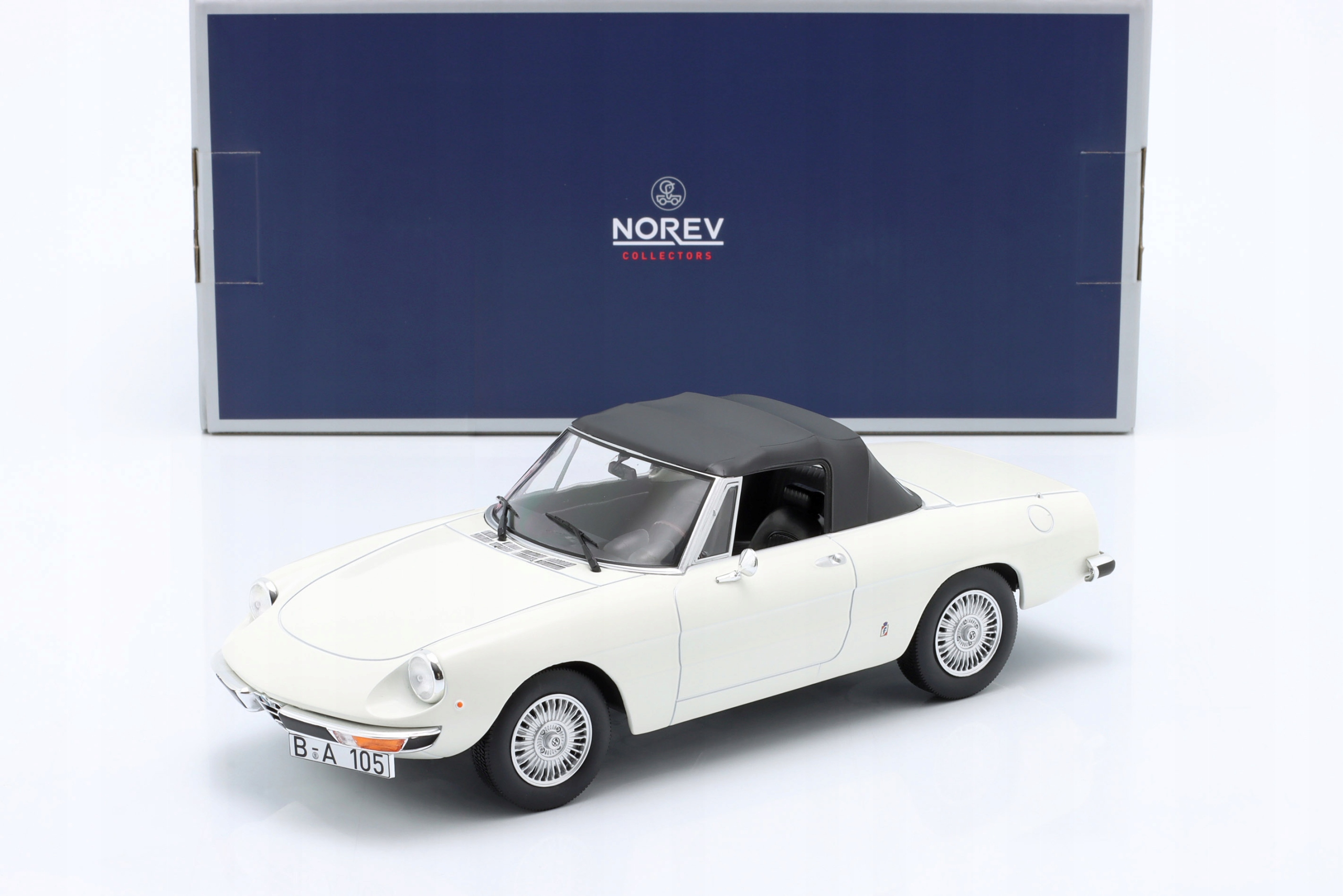 Norev Alfa Romeo 2000 Spider 1978 Bílá 1:18