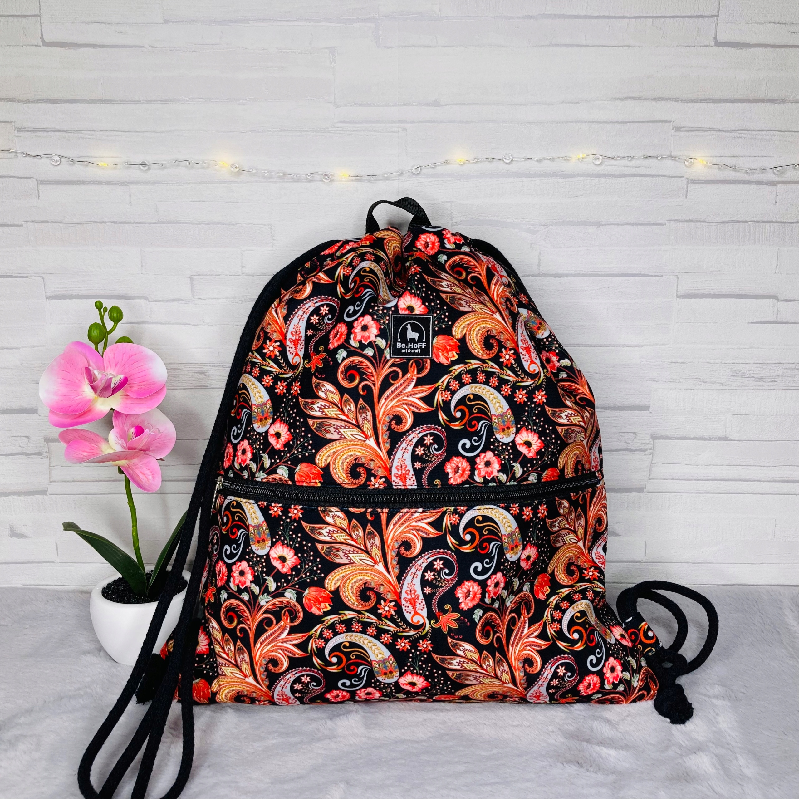 Plecak Worek Handmade Damski Lekki Pojemny | Polska