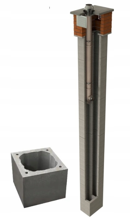 Keramický komín Jawar K fi 120 36x36 5 m plyn olej