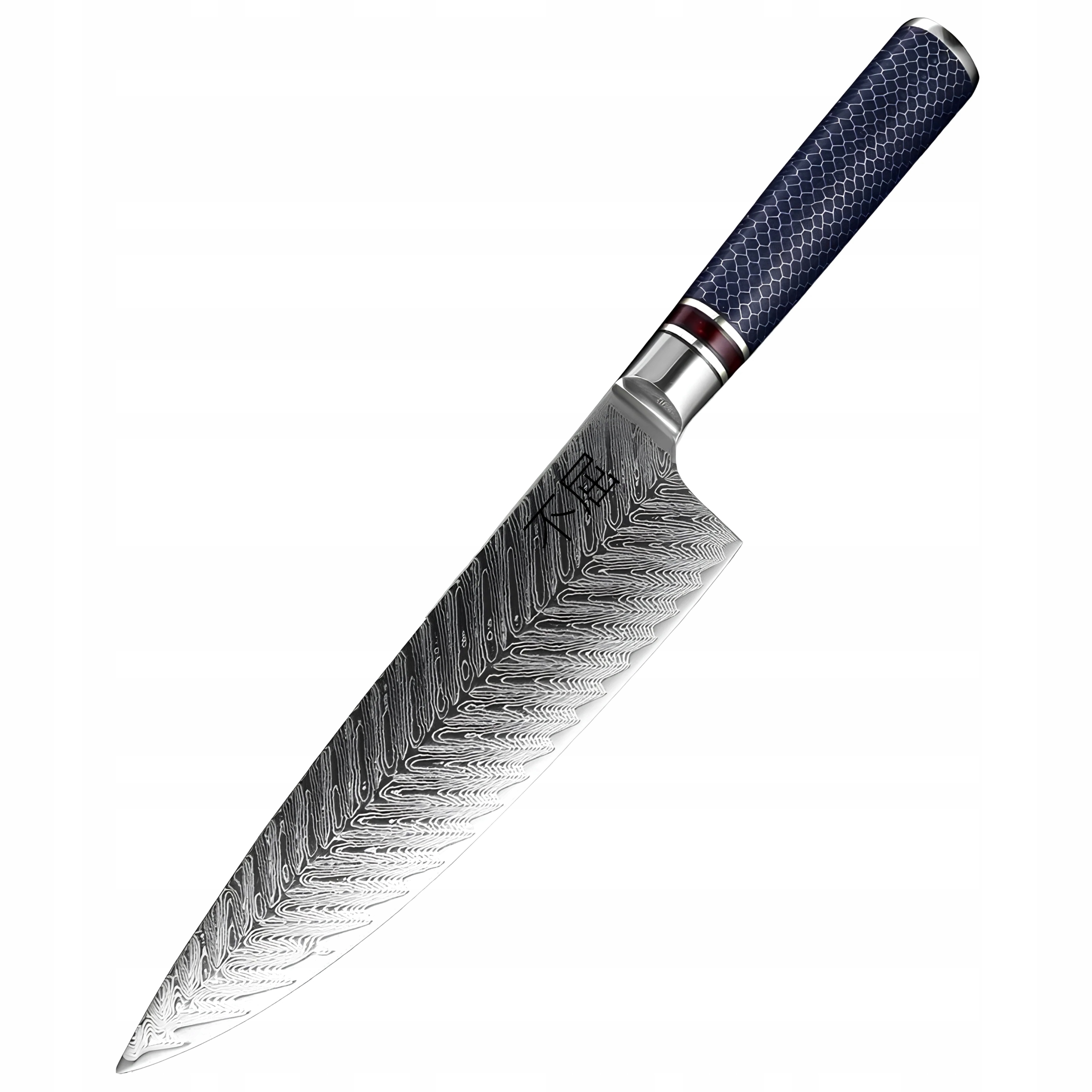 Japonský Kuchársky Nôž Z Damaškovej Ocele VG-10