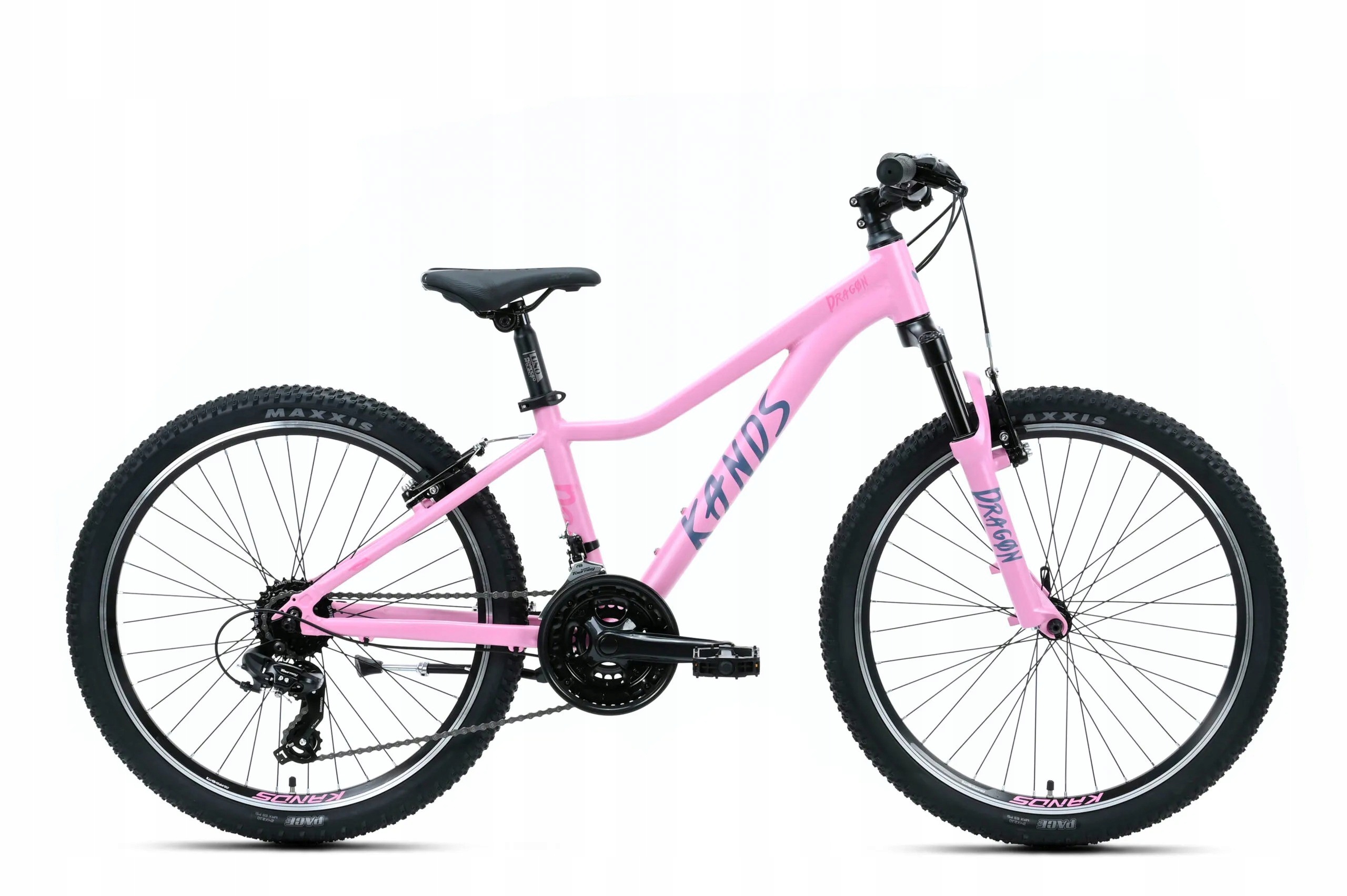 Rower 24 Kands Dragon Tourney Alu Vb 13 Różowy Mat