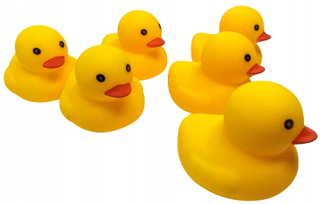 KACZE STADKO KACZUSZKA gumowa do kąpieli 6 szt