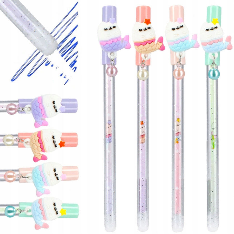 DŁUGOPIS NIEBIESKI ŚCIERALNY WYMAZYWALNY 4 SZTUKI