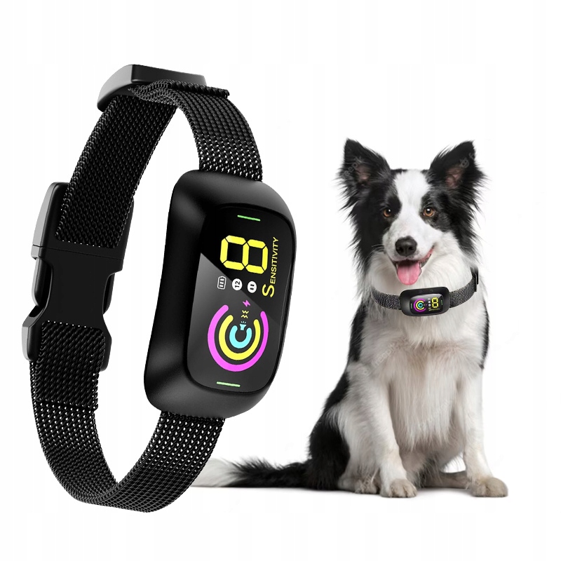 Elektrický obojek pro psa Protištěkací Tréninkový Utišující Pastuch IP67