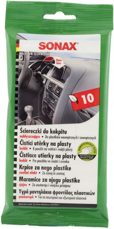 

Sonax Ściereczki Do Kokpitu 10SZT.