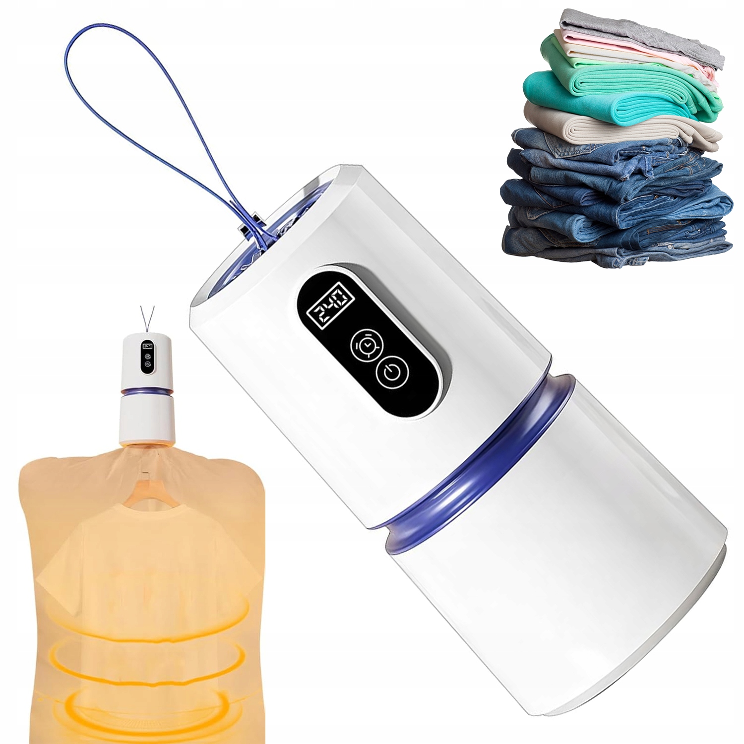 Levně Přenosná Sušák Mini Inteligentní Na Oblečení