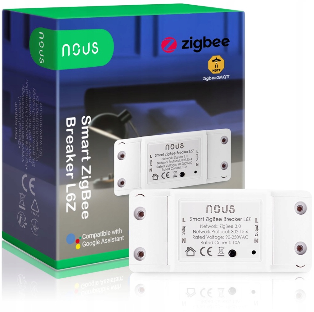 

Inteligentny sterownik Nous ZigBee L6Z