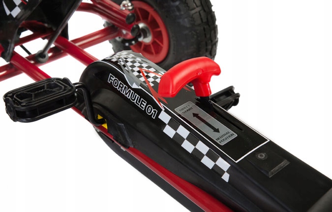 GOKART NA PEDAŁY DLA DZIECI AUTO POMPOWANE KOŁA HAMULEC RĘCZNY Rodzaj na pedały