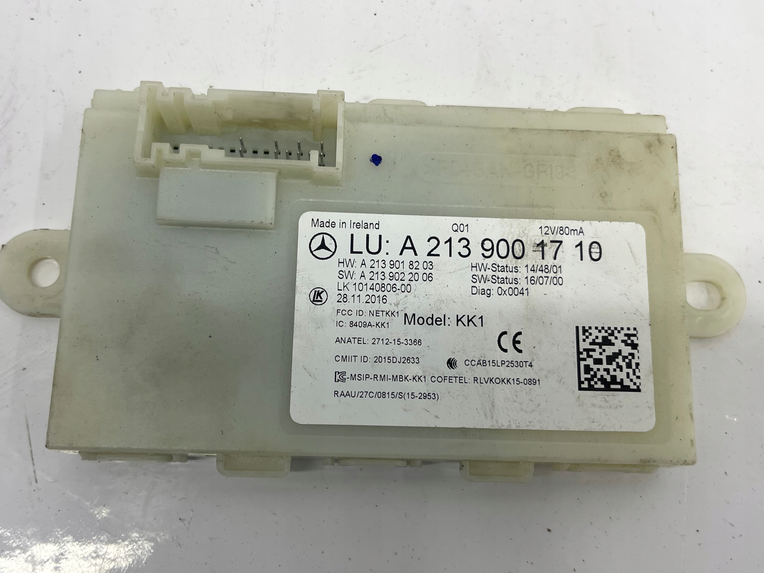Mercedes-Benz W213 module / control unit KEYLESS A2139001710