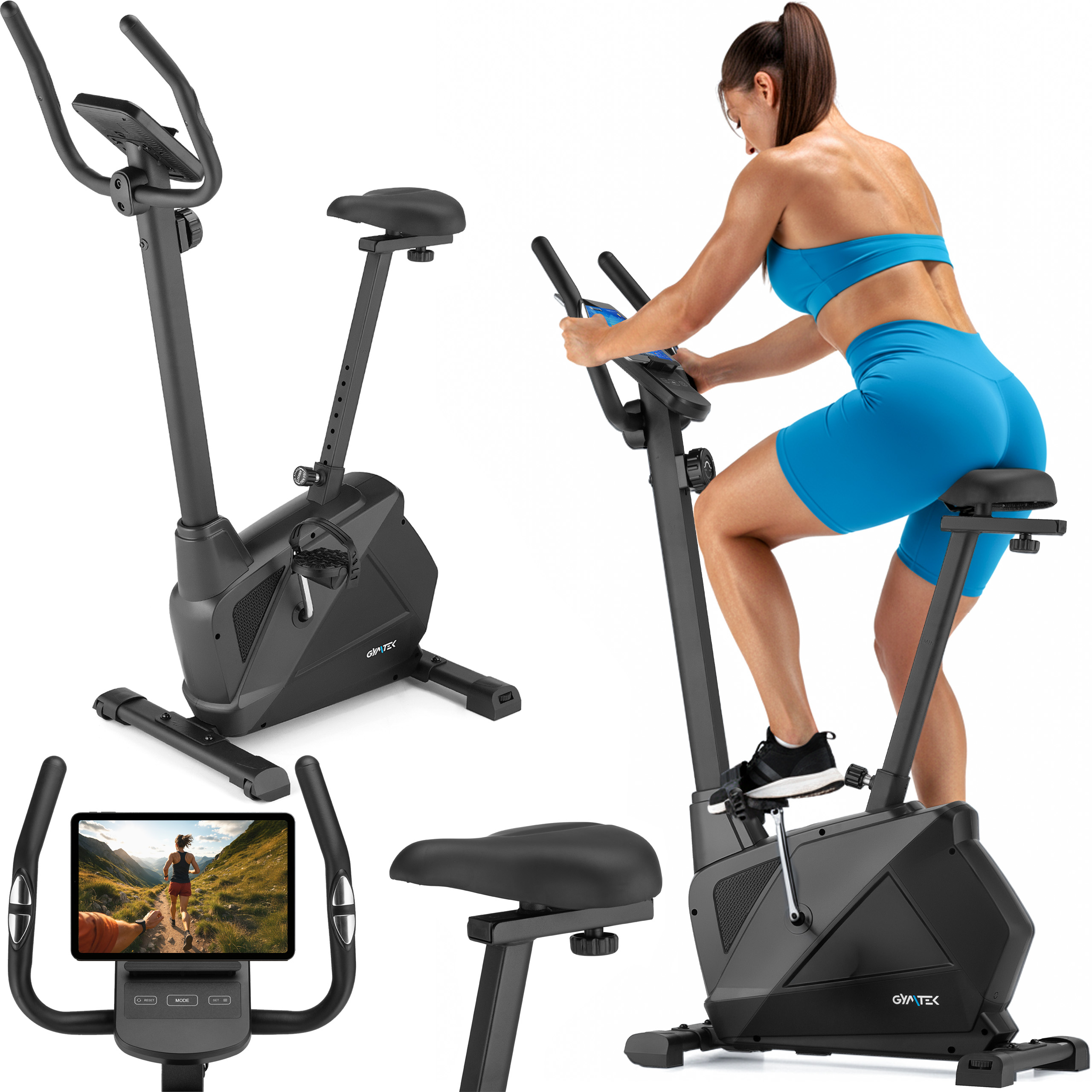 ROWER STACJONARNY MAGNETYCZNY ROWEREK DO ĆWICZEŃ TRENINGOWY XB1300 GYMTEK