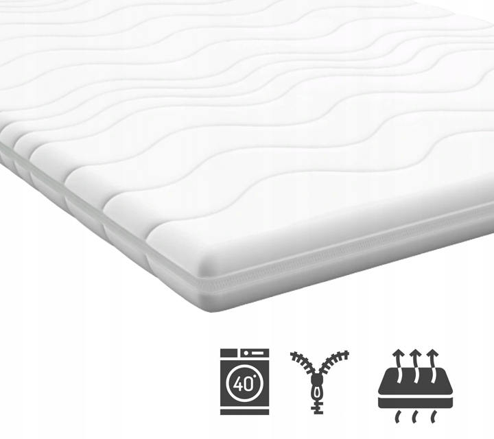 MATERAC NAWIERZCHNIOWY 160x200x5CM TWARDOŚĆ H2 TOPPER NAKŁADKA NA MATERAC Marka Orchidea