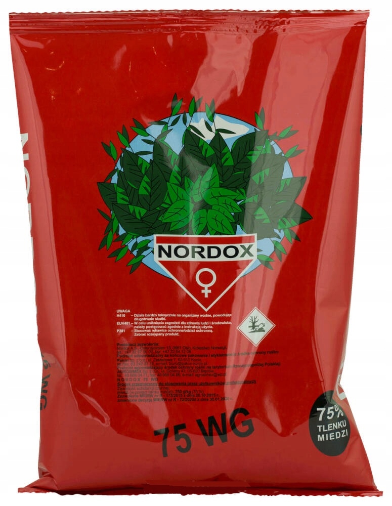 

Nordox 75 Wg 1KG Grzybobójczy Bakteriobójczy