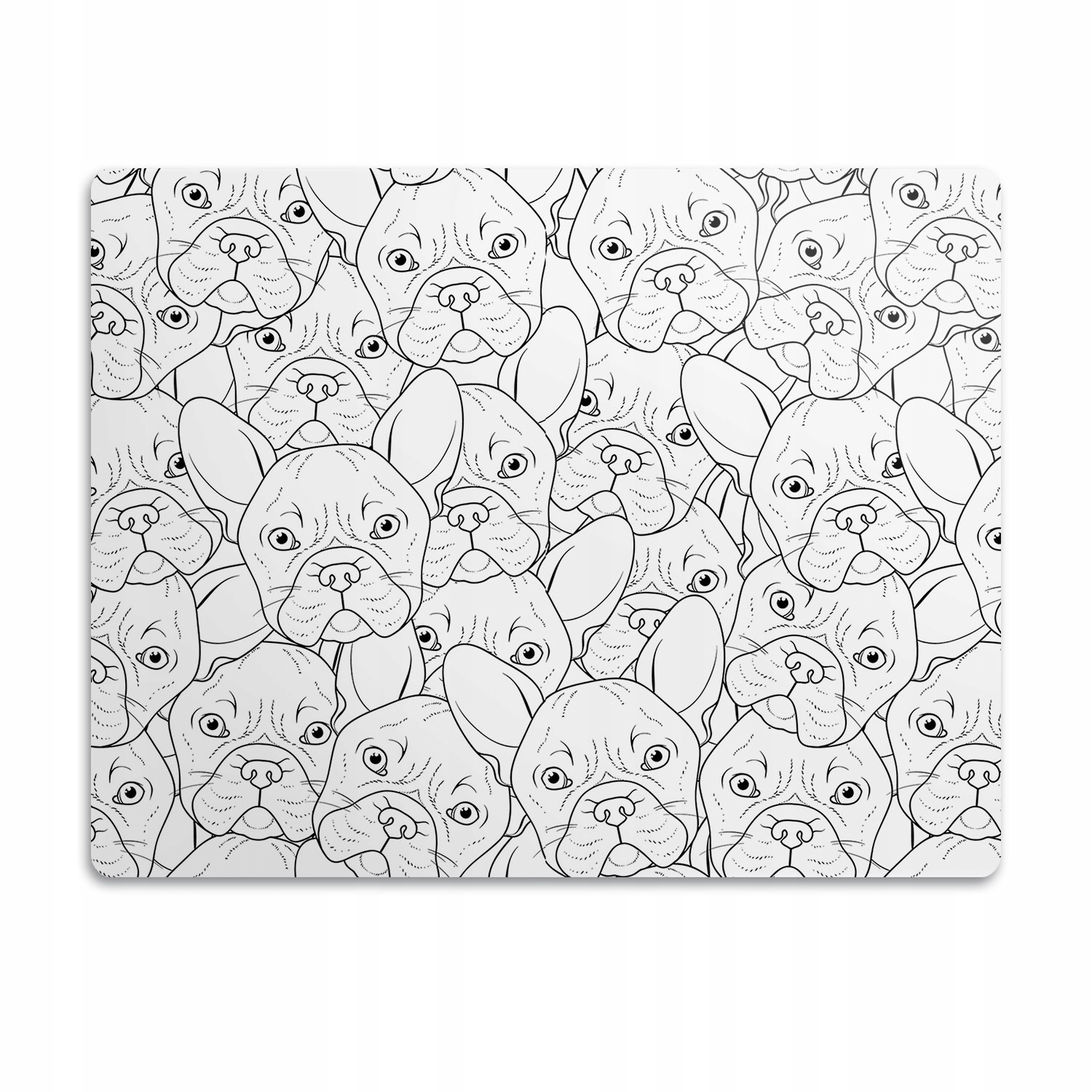 Levně Voděodolná podložka pod misku pro psa Buldok 60x40 cm