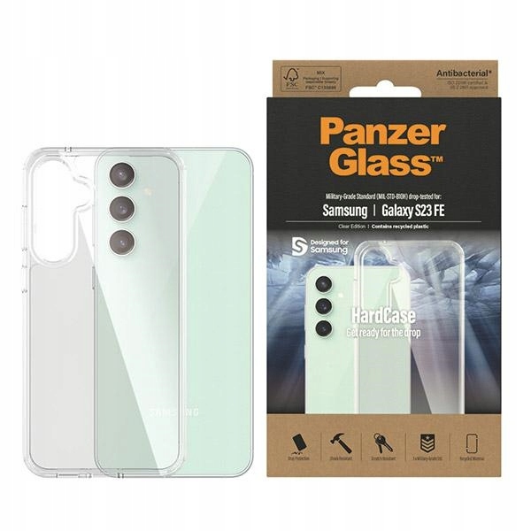 Průhledný Pouzdro PanzerGlass HardCase pro Samsung Galaxy S23 Fe
