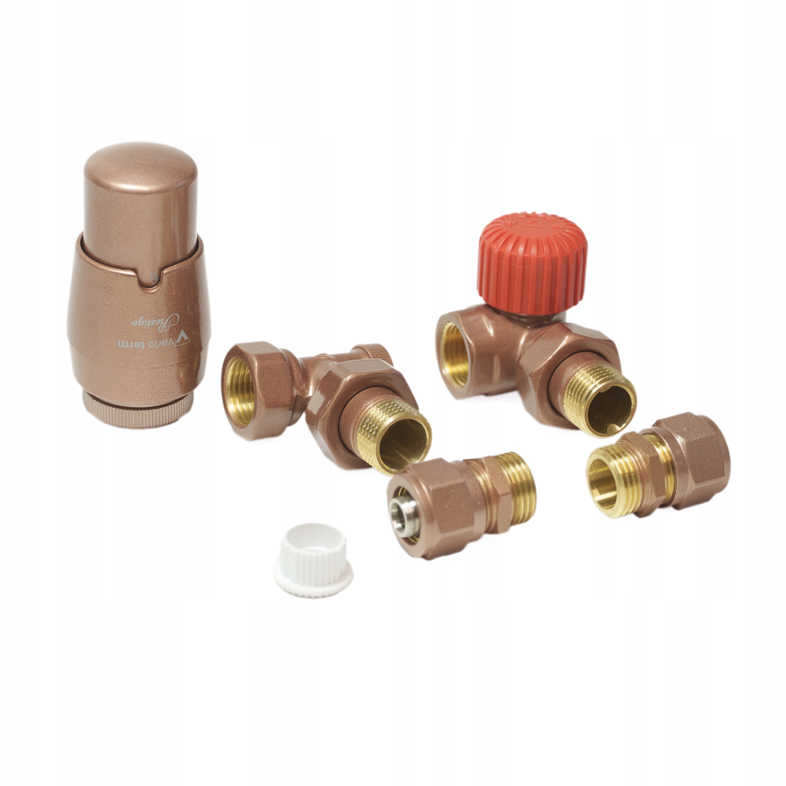 Úhlový termostatický ventil Miedź