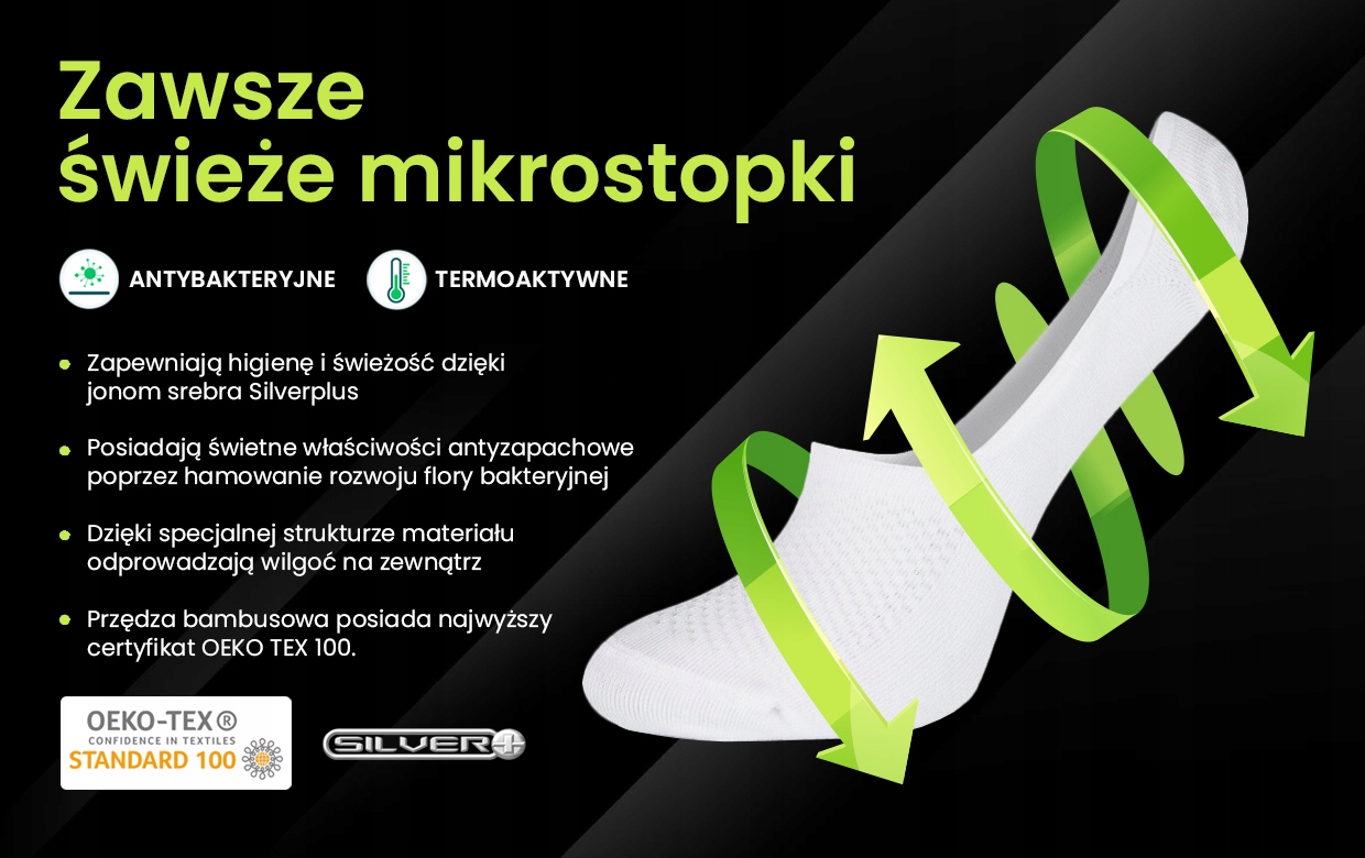 STOPKI BAMBUSOWE NIEWIDOCZNE WYCIĘTE MOKASYN BEŻ ODDYCHAJĄCE PREMIUM Model 1900