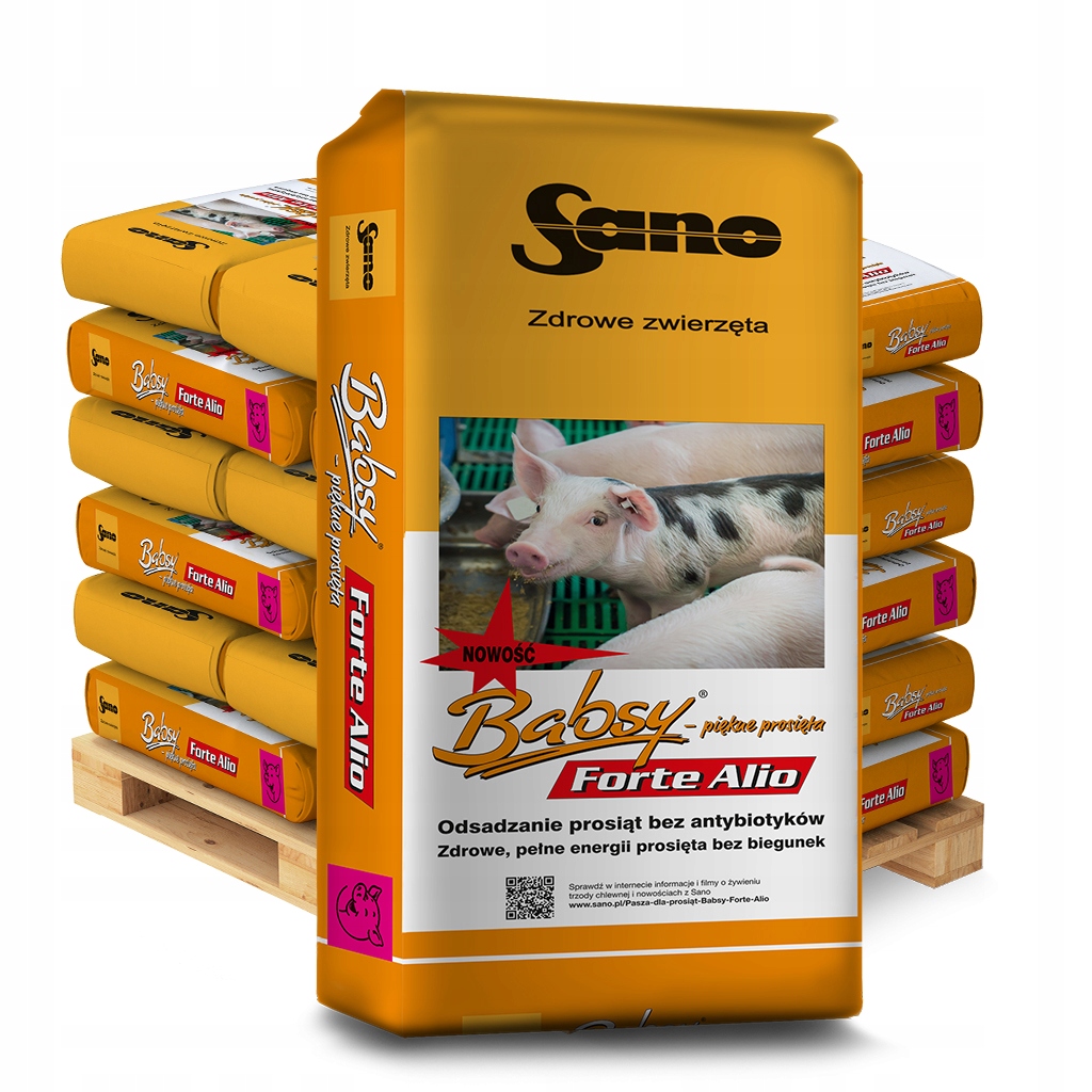 Sano Babsy Forte Alio Pasza pełnoporcjowa dla odsadzonych prosiąt ,25kg