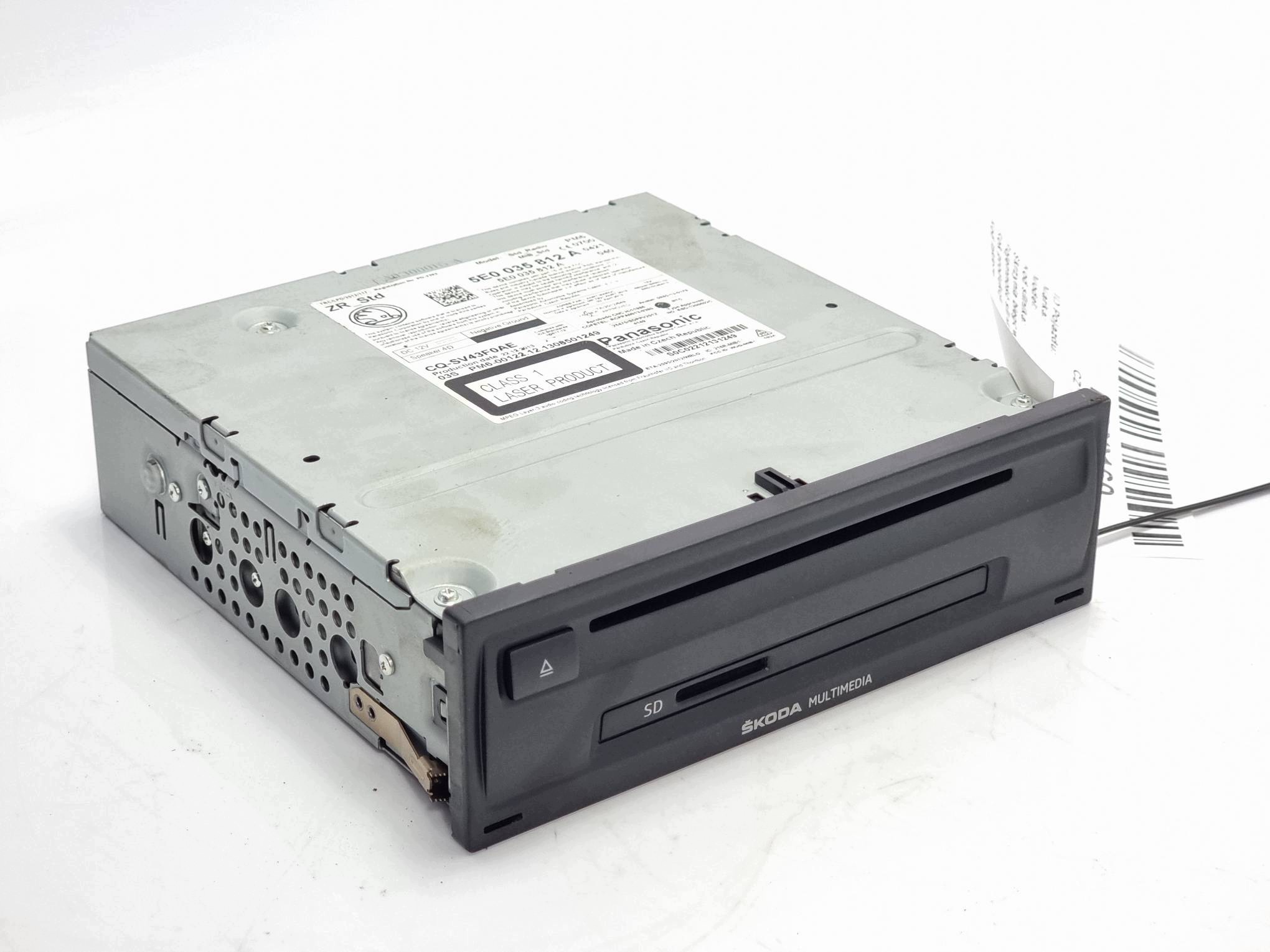 player navigation devices 5E0035812A SKODA OCTAVIA III